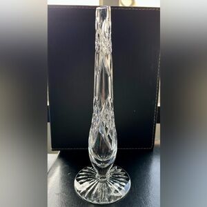 Cristal D'Arques Masquerade Lead Crystal Single Bud Vase Made in France 8.5”